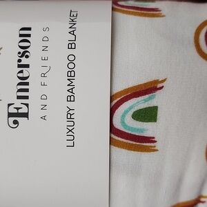 Emerson and Friends Luxury Bamboo Blanket 40x40 inch Double Sided NWT